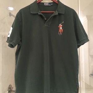Hunter green RL polo. Size XL.